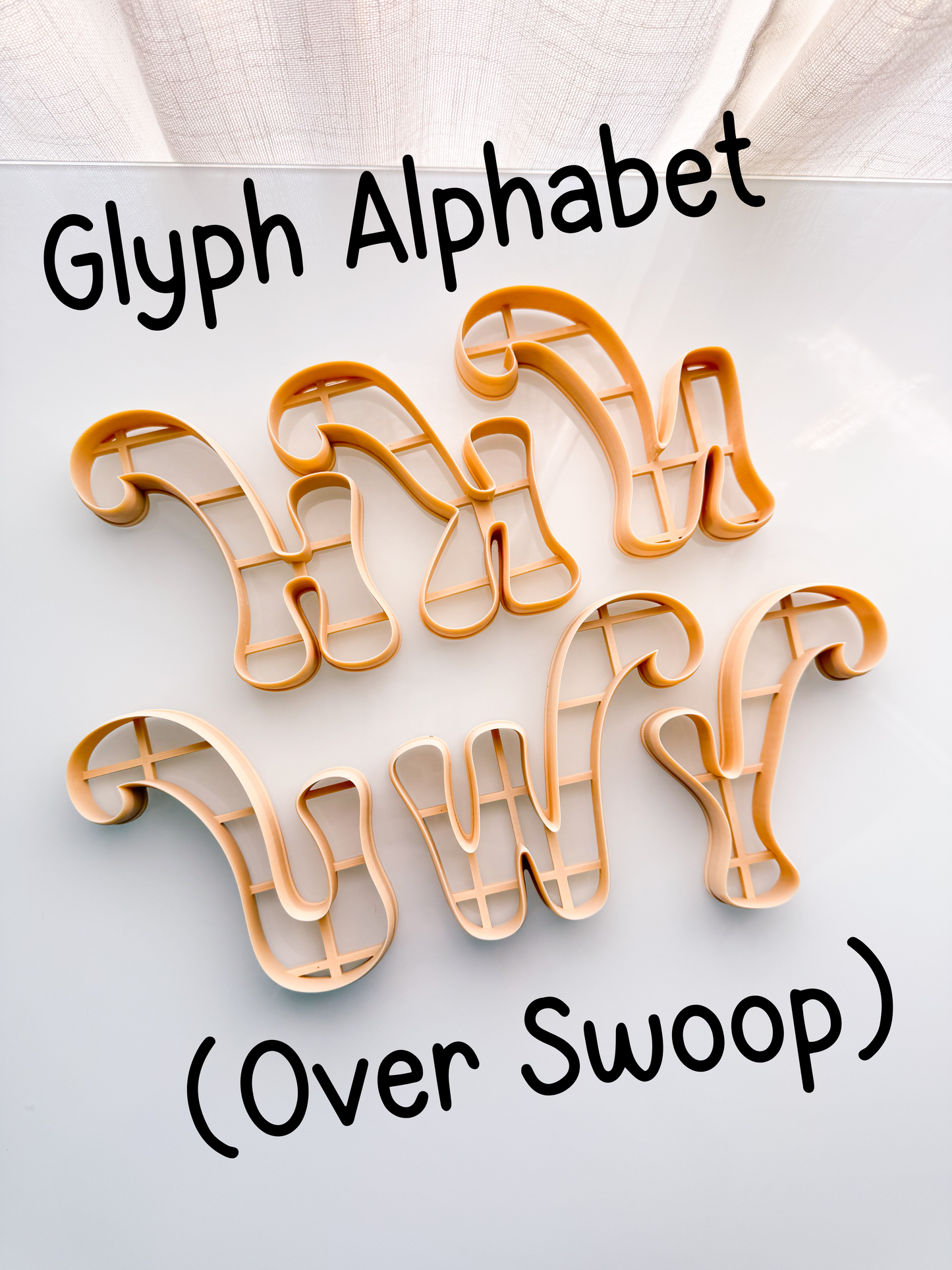 Fancy Bubble Letters For Polymer Clay Pottery Ceramics Clay Cutters