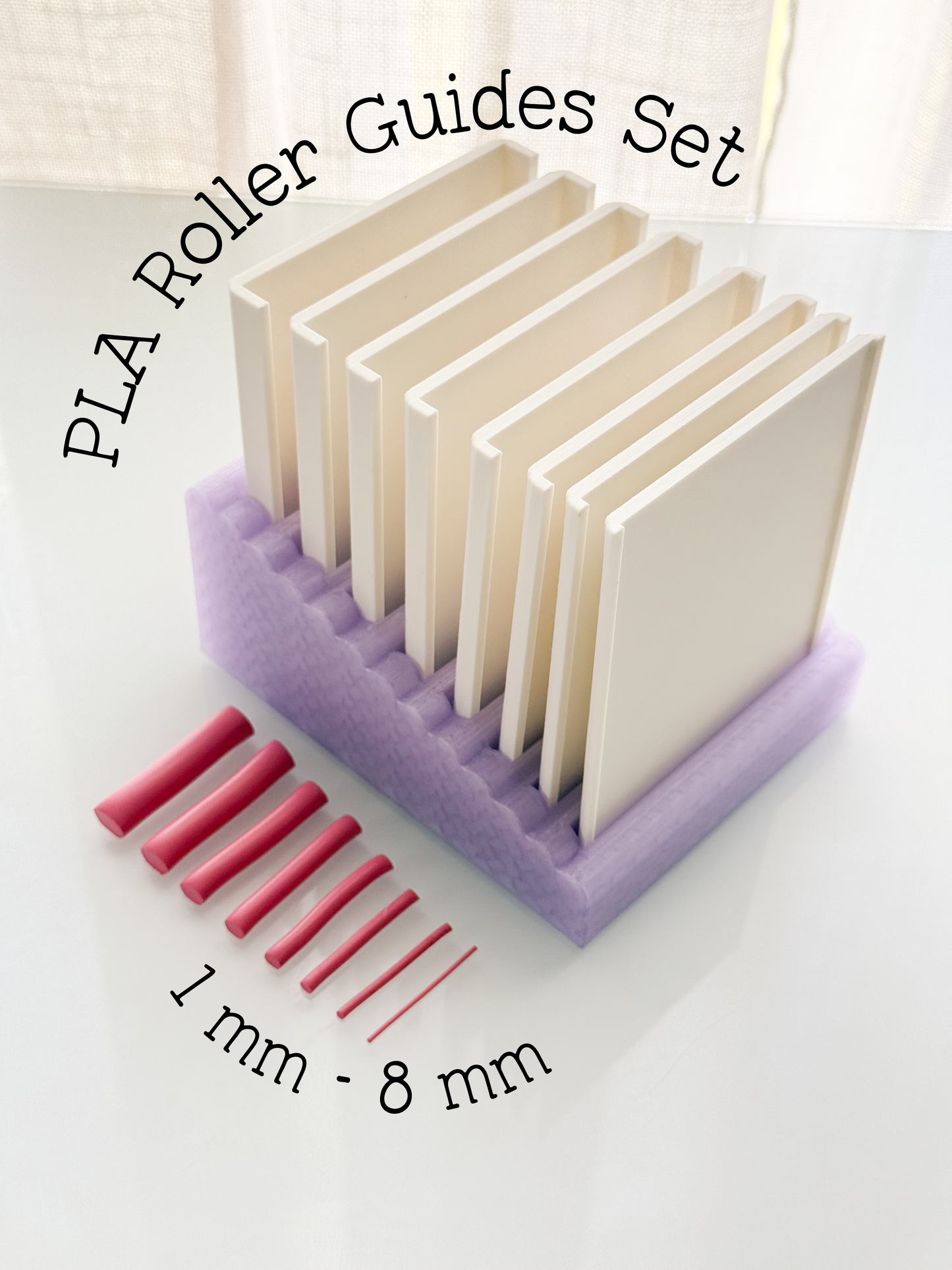 PLA Roller Guides Set 8 mm - 1 mm