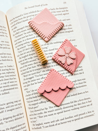 Stitch Corner Stamp For Corner Bookmark Clay Cutter (Stamp Only)