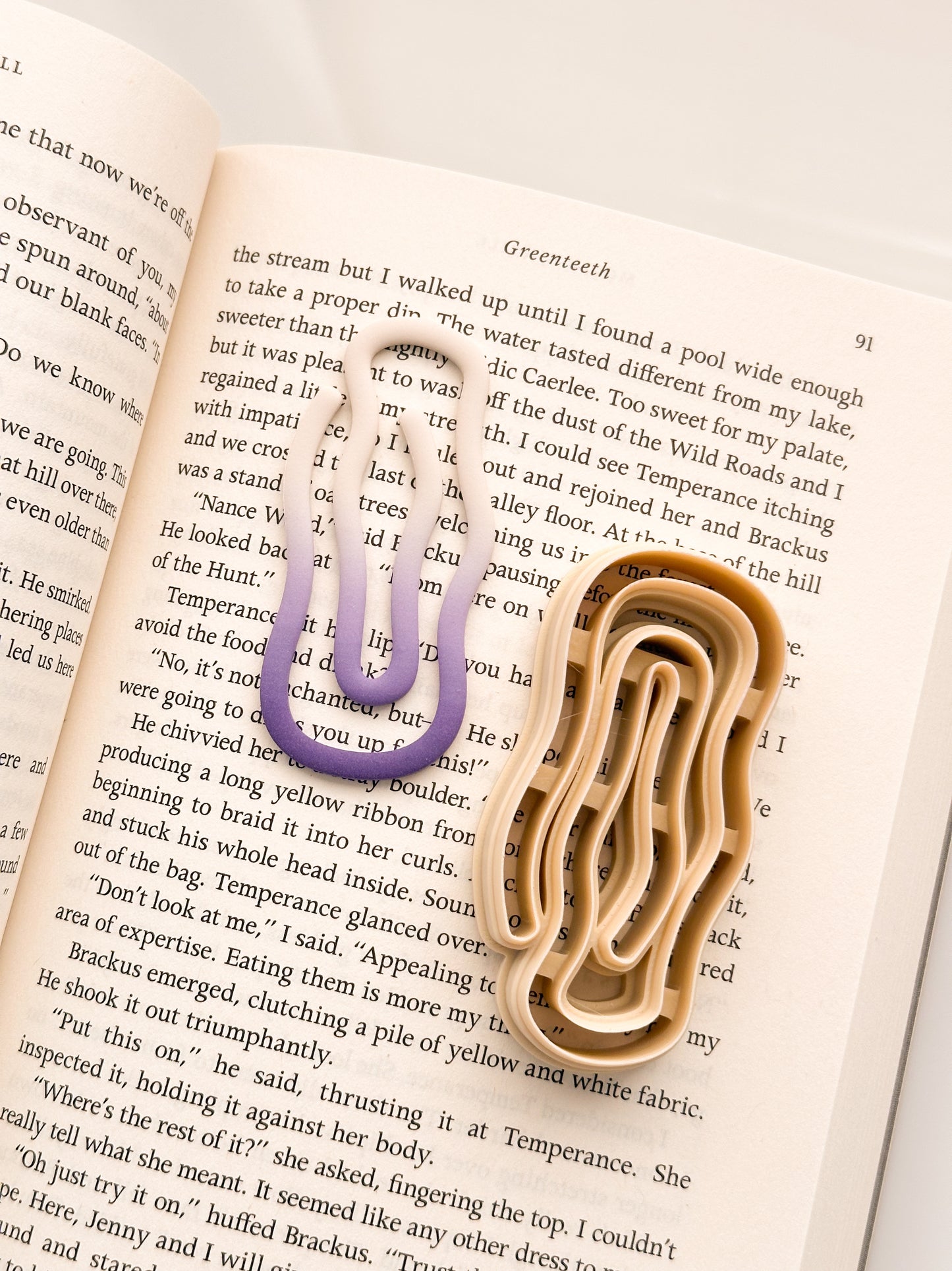 Wiggly Paperclip Bookmark Clay Cutter