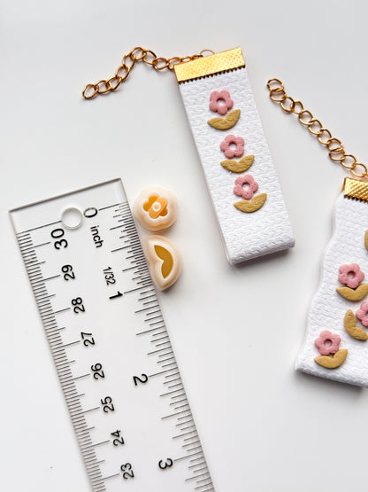 Mini Flower + Double Leaf Resin Clay Cutter - December Items