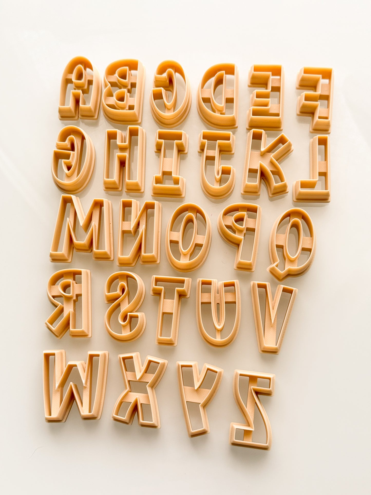 Alphabet Keychain Clay Cutters