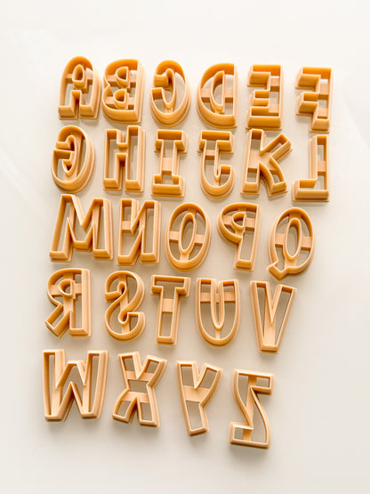 Alphabet Keychain Clay Cutters