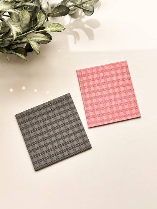 Plaid Texture Mat