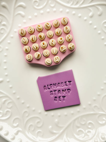 ALPHABET STAMP SET