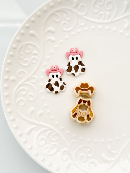 Cowgirl Ghost Clay Cutter