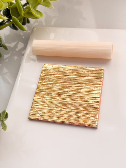Brushed Metal Resin Roller