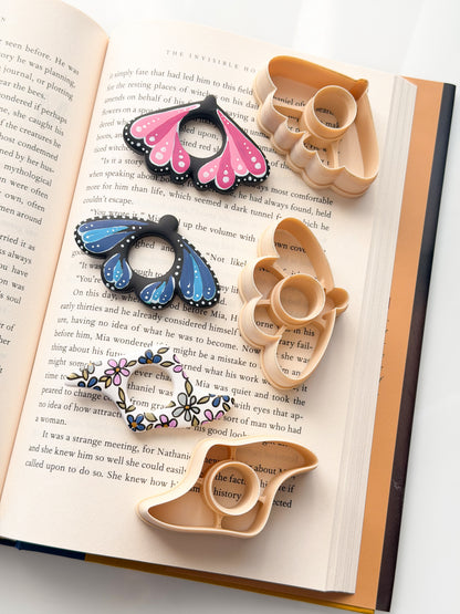 Page Holder Clay Cutters Moth Butterfly Classic