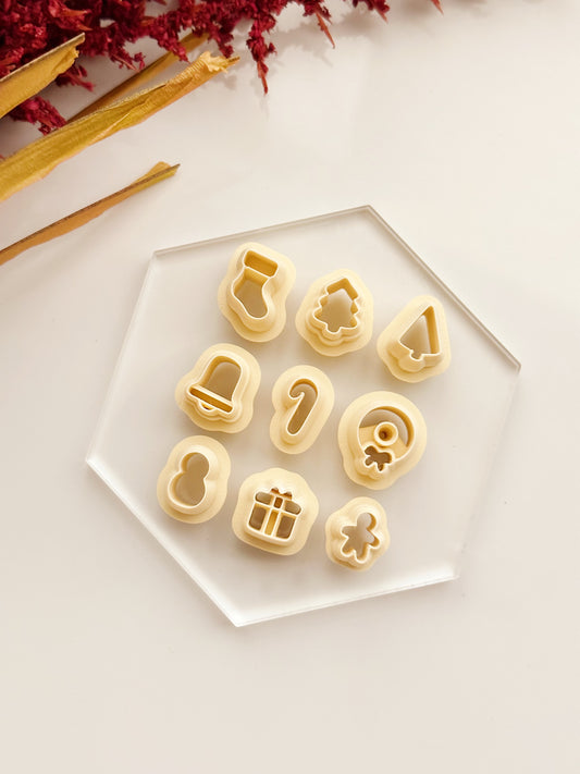 Cozy Winter Studs Clay Cutters