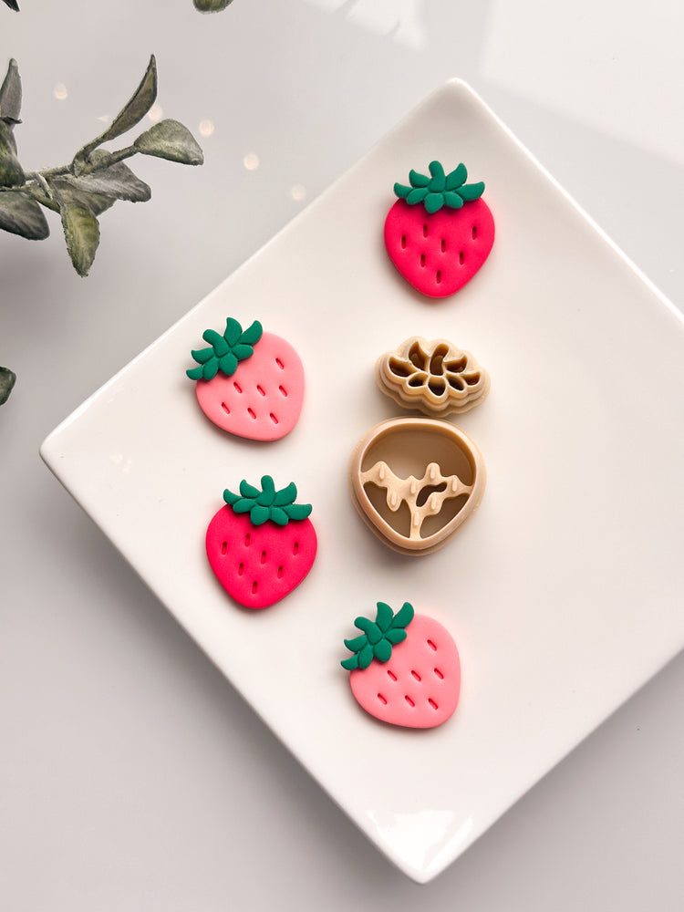 Valentine Strawberry Clay Cutter