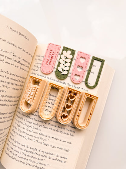 Narrow Stitched Stack Bookmark Clay Cutter