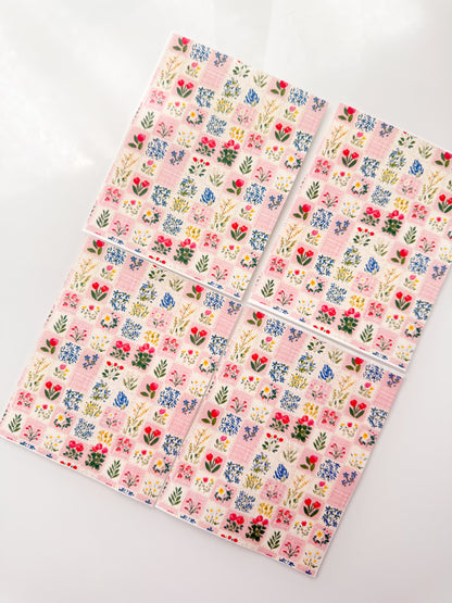 FLORALS 112 Transfer Sheet Single Or 4 Pack