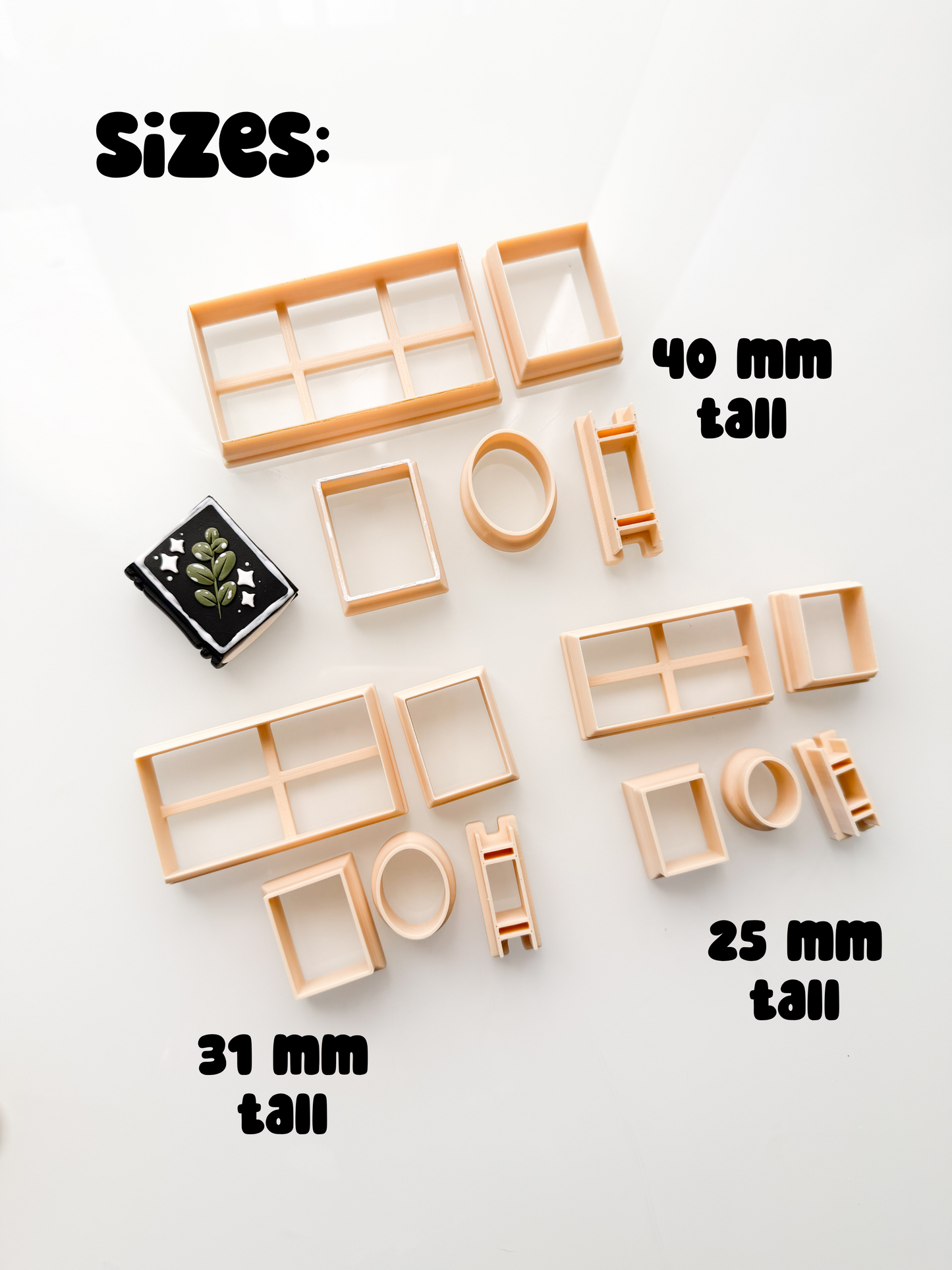 Build A Book Clay Cutter + Stamp Sett