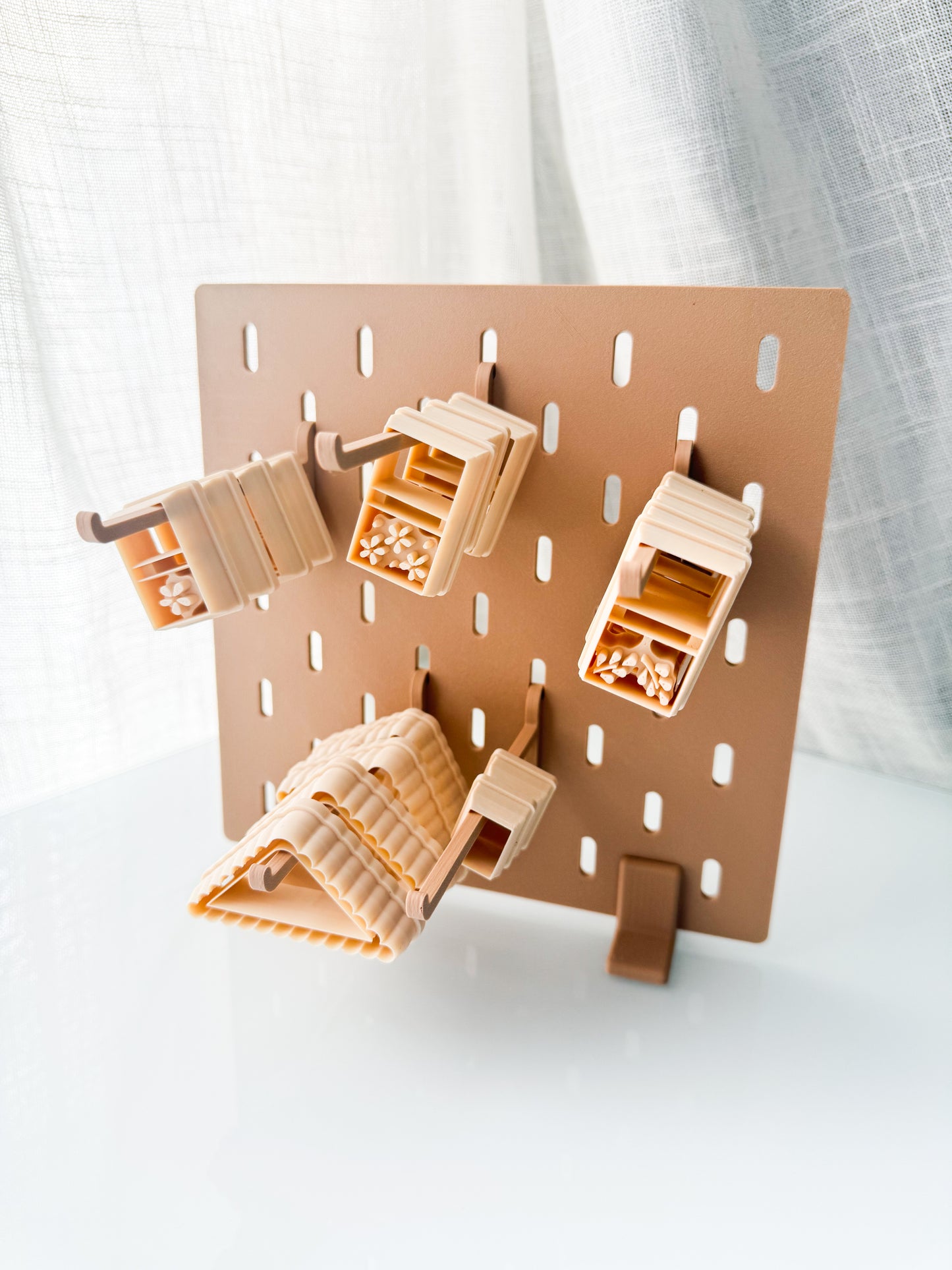 Mini Peg Board Display 3D Printed