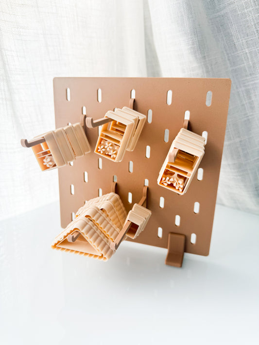 Mini Peg Board Display 3D Printed