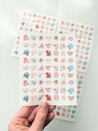 FLORALS 113 Transfer Sheet Single Or 4 Pack