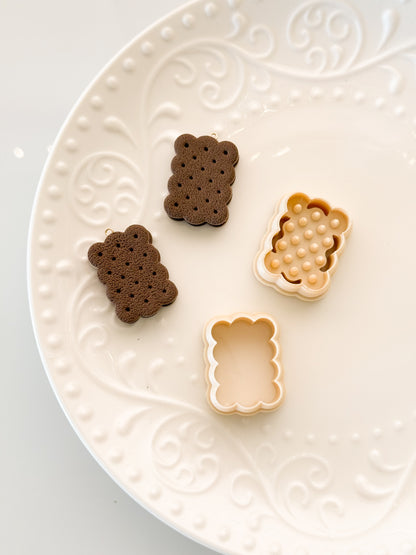 Scalloped Ice Cream Sandwich Clay Cutter Set