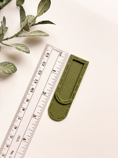 Narrow Stitched Stack Bookmark Clay Cutter