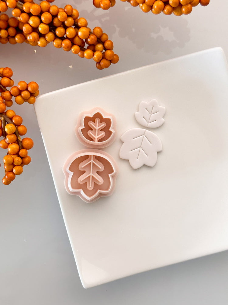 Classic Fall Leaves Clay Cutter Set