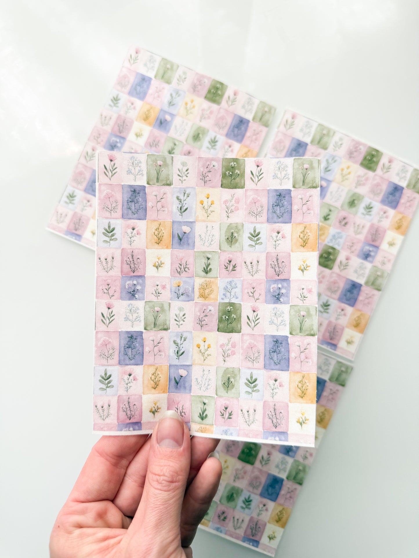 FLORALS 111 Transfer Sheet Single Or 4 Pack