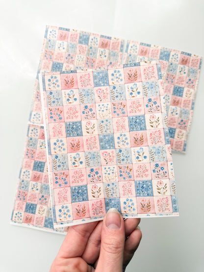 FLORALS 117 Transfer Sheet Single Or 4 Pack