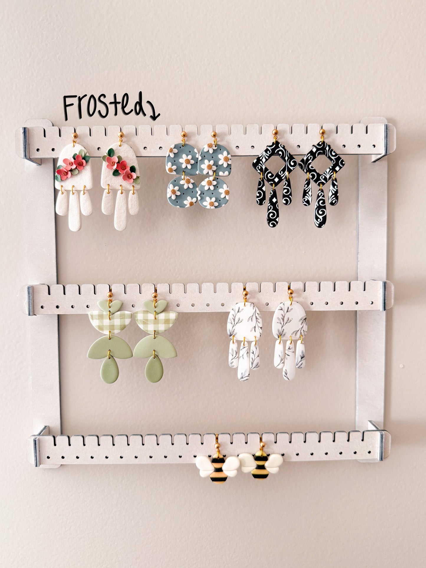 Wall Hanging Jewelry Display Laser Cut