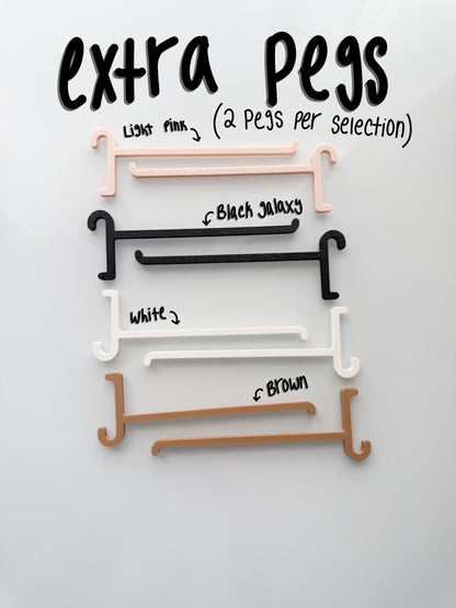 EXTRA PEGS For Mini Peg Board