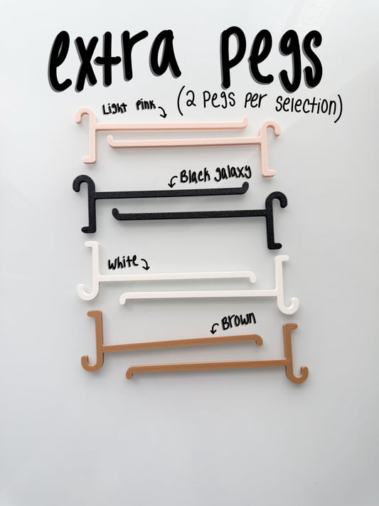 EXTRA PEGS For Mini Peg Board