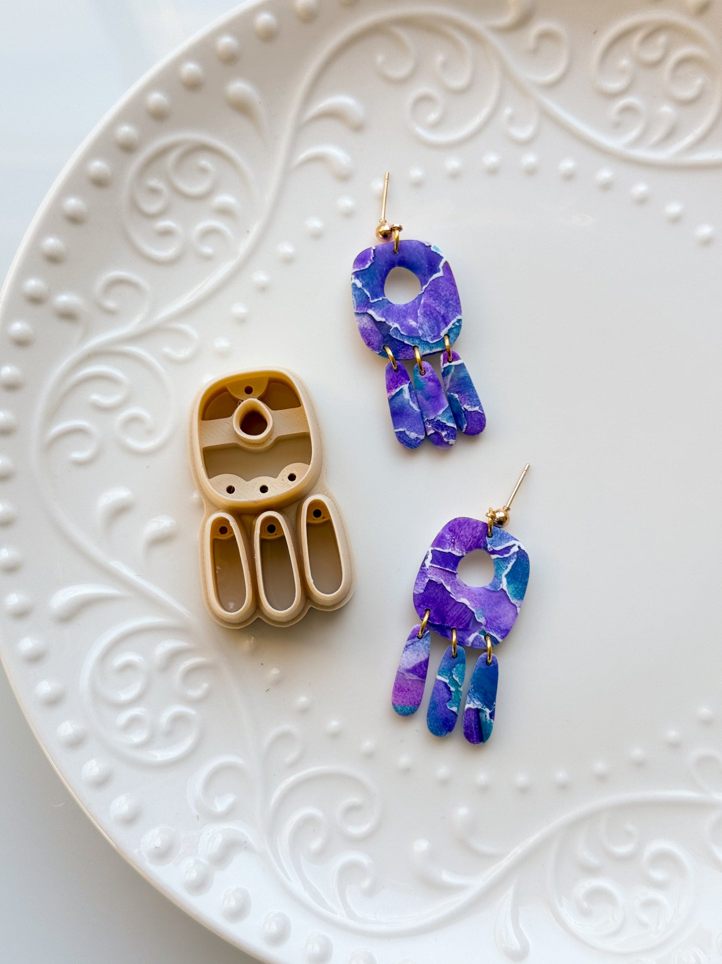 Organic Square Dangle II Drill Guides Clay Cutter