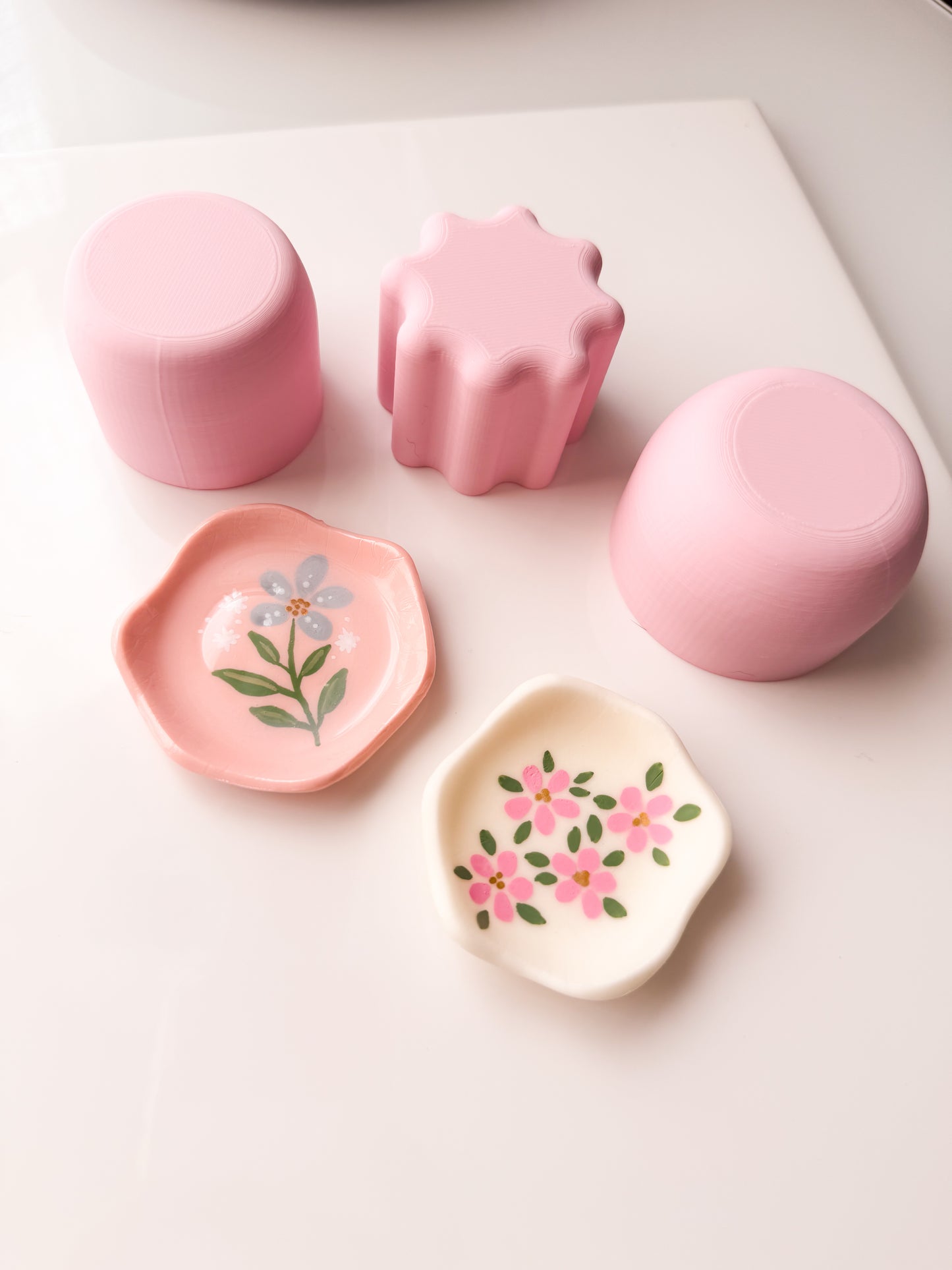 Trinket Dish Form Shapers Polymer Clay Air Dry Clay Ceramic Pottery Cold Porcelain (Copy)