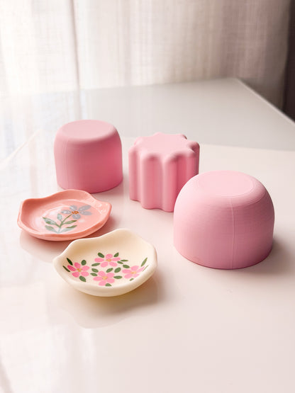 Trinket Dish Form Shapers Polymer Clay Air Dry Clay Ceramic Pottery Cold Porcelain (Copy)