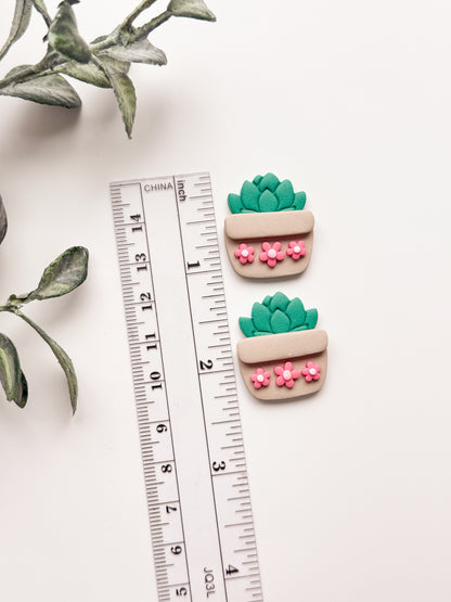 Potted Succulent Clay Cutter
