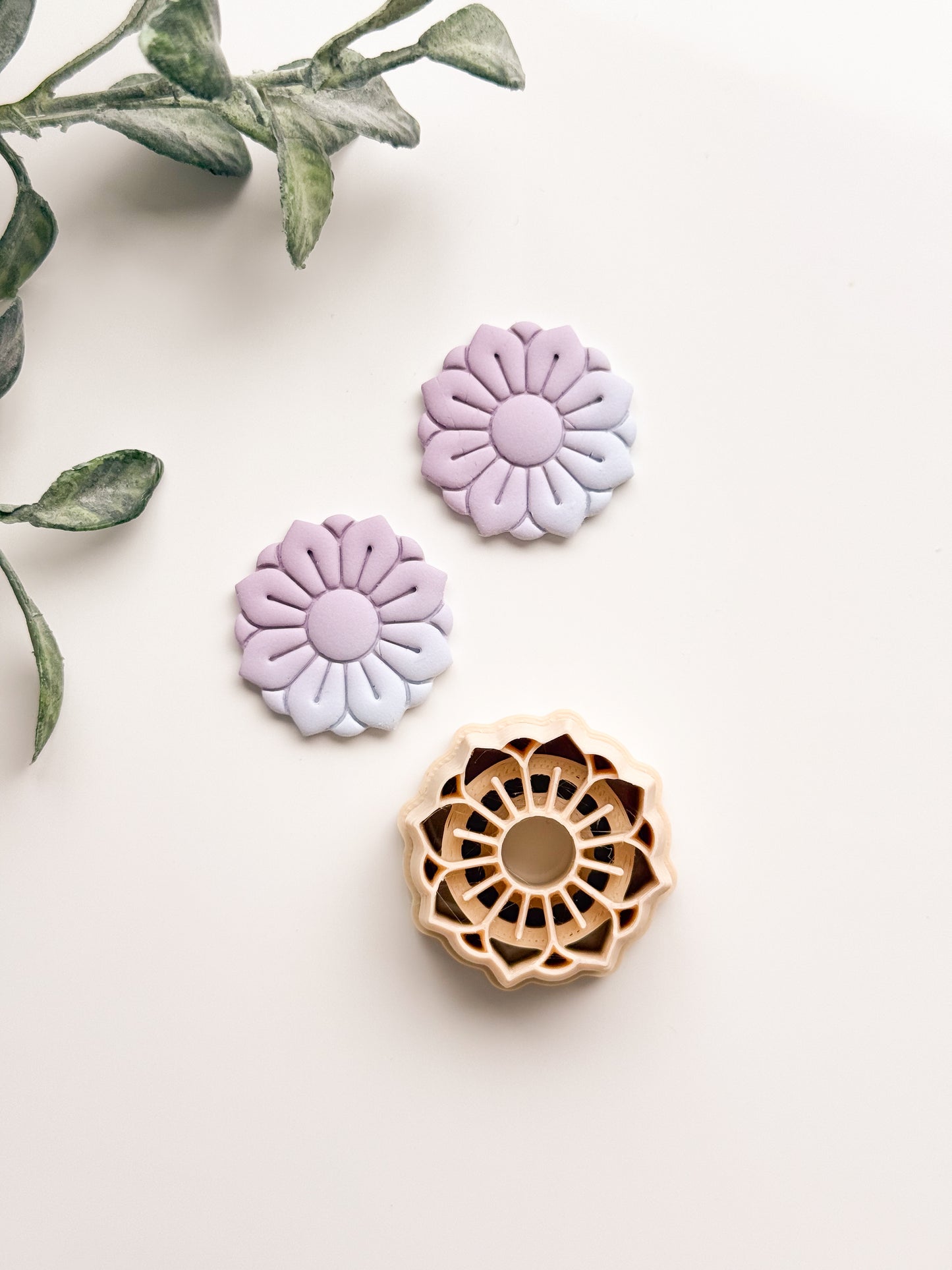Embossed Floral Shape 1 Clay Cutter