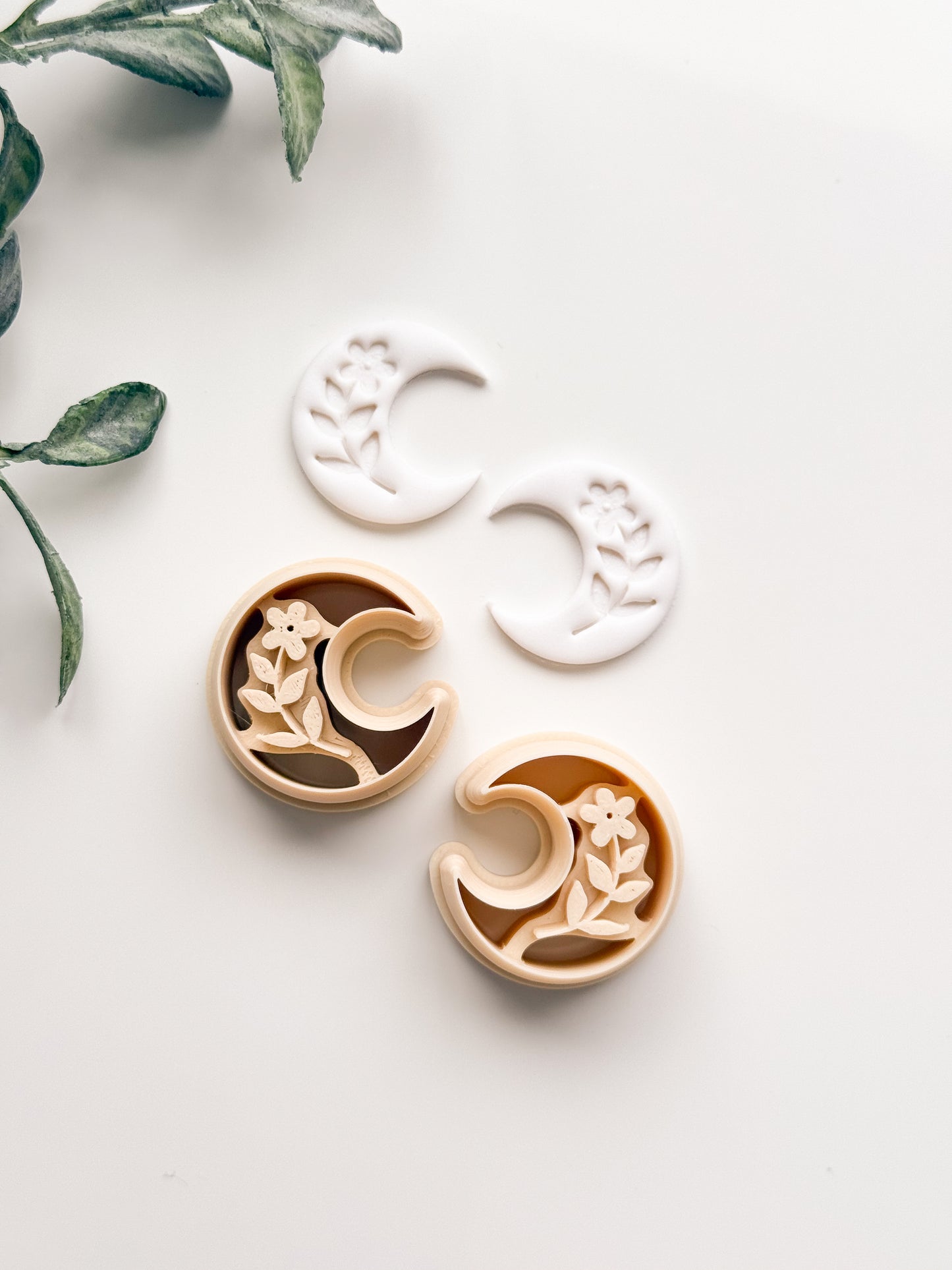 Floral Moon III Clay Cutter Set