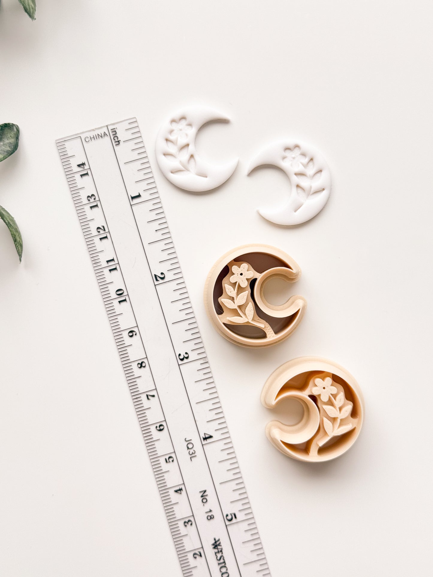 Floral Moon III Clay Cutter Set
