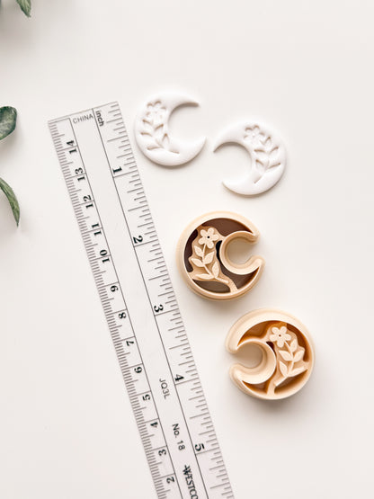 Floral Moon III Clay Cutter Set