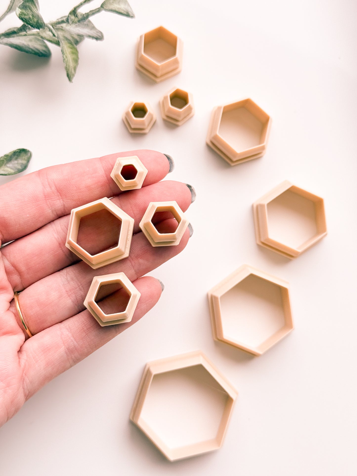 BASICS Hexagon Set Clay Cutters