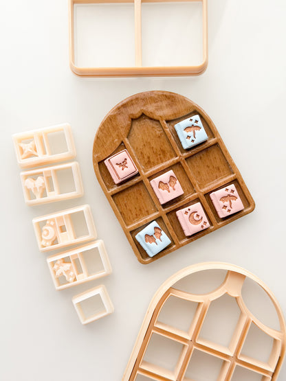 Bookish Tic Tac Toe Clay Cutter Set