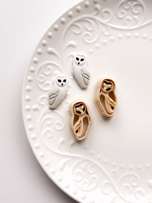 Owl Mirrored Set Clay Cutters