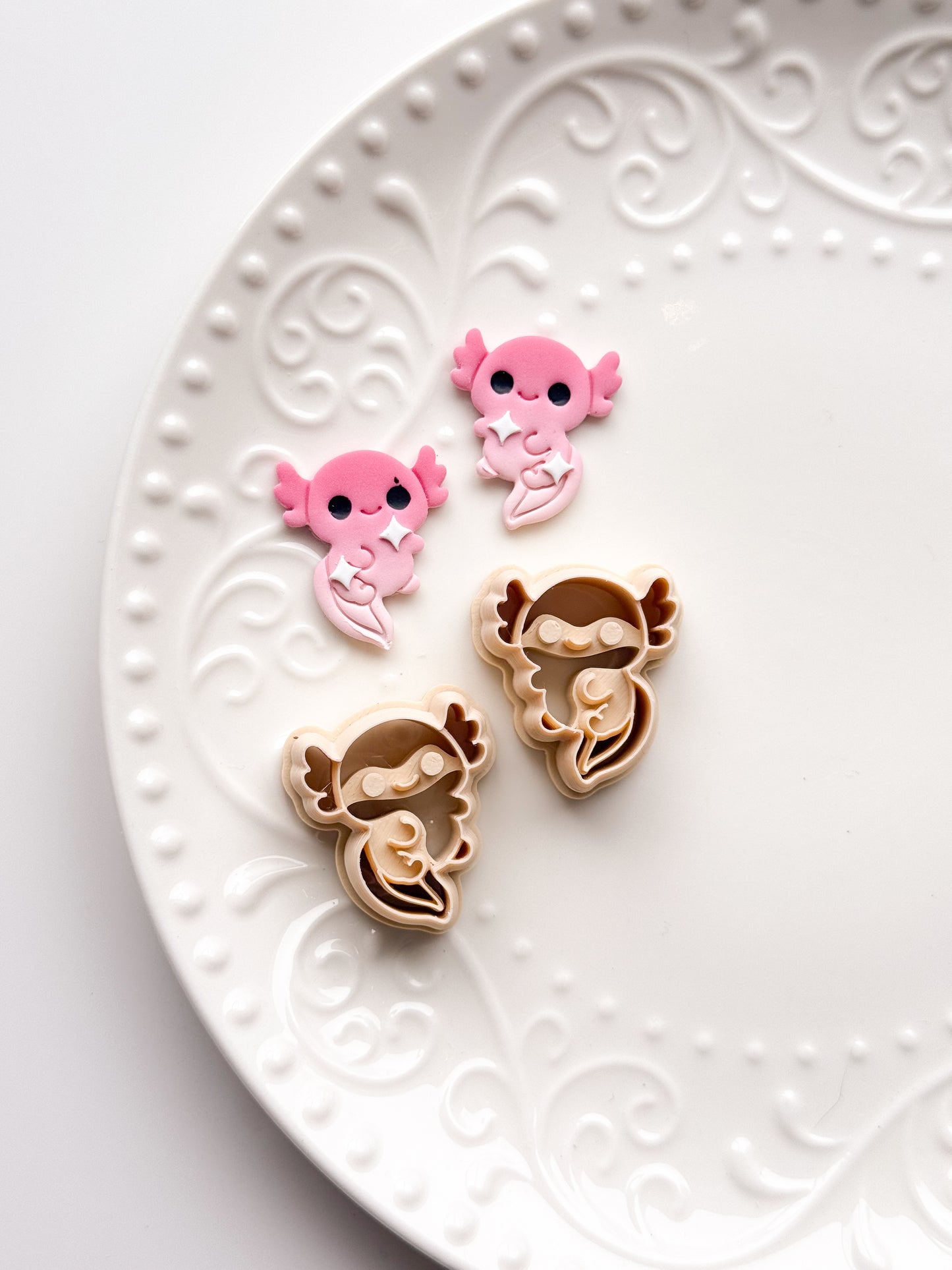 Axolotl Mirrored Set Clay Cutters