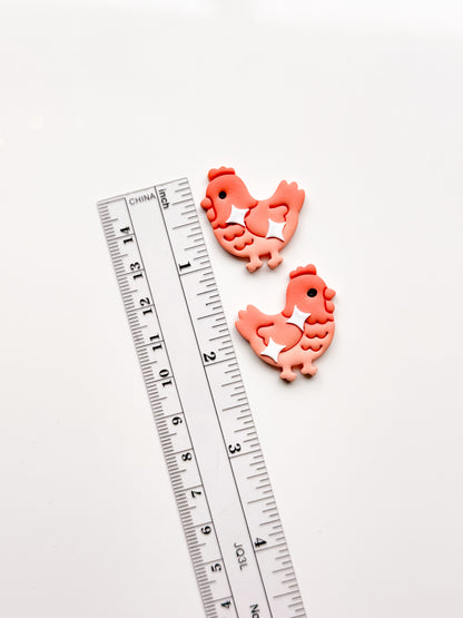 Rooster Mirrored Set Clay Cutters