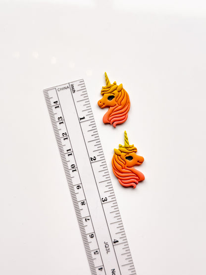 Unicorn Head Mirrored Set Clay Cutters