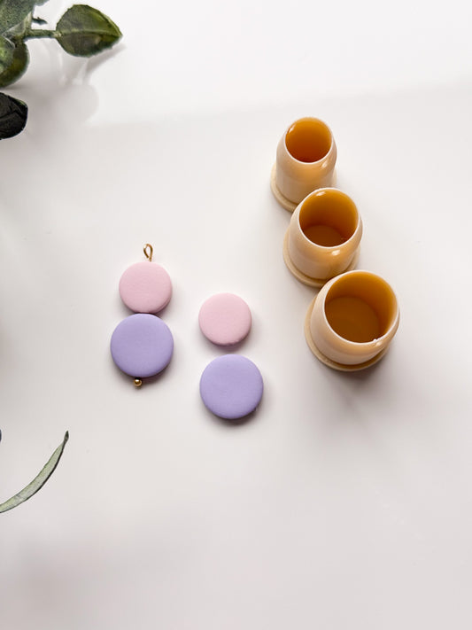 Circle Beads With Guide Holes Extra Tall Clay Cutter