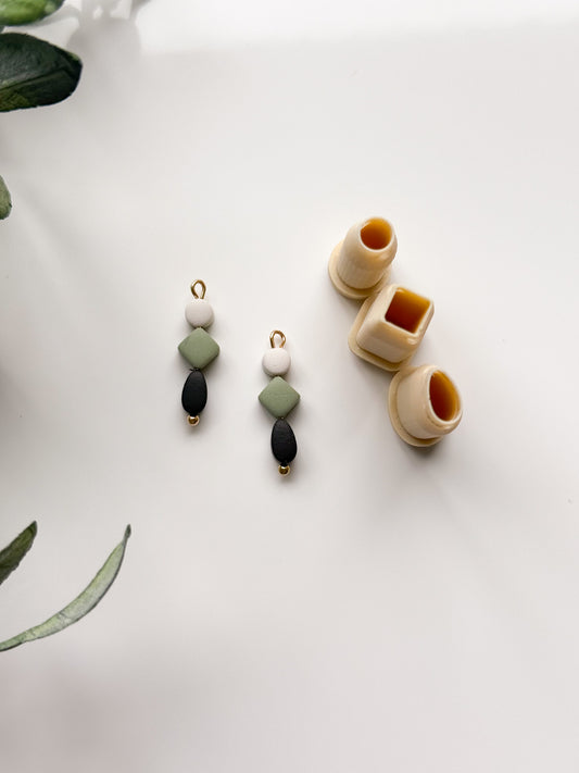 Very Petite Beads With Guide Holes Extra Tall Clay Cutter