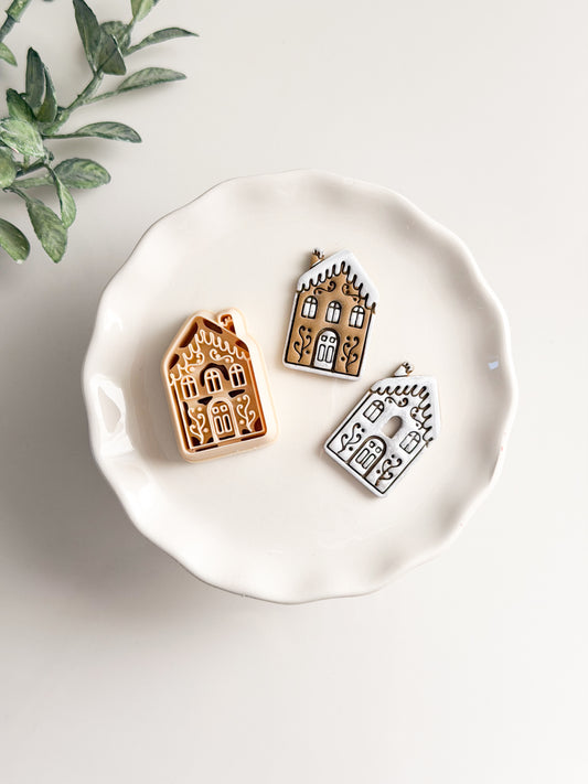 Gingerbread House Scandinavian Inspired Clay Cutter