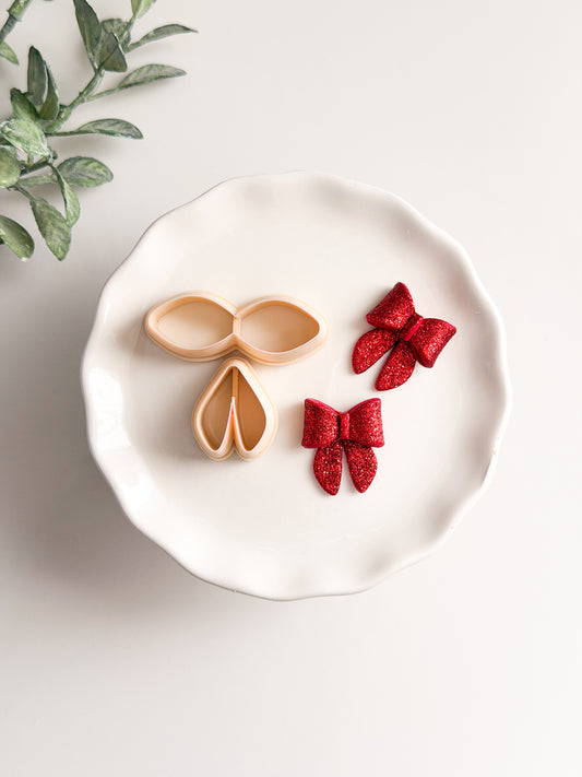 Christmas Bow Builder Clay Cutter