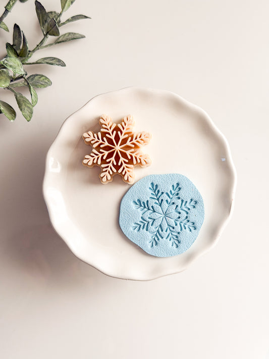 Snowflake Stamp For Polymer Clay