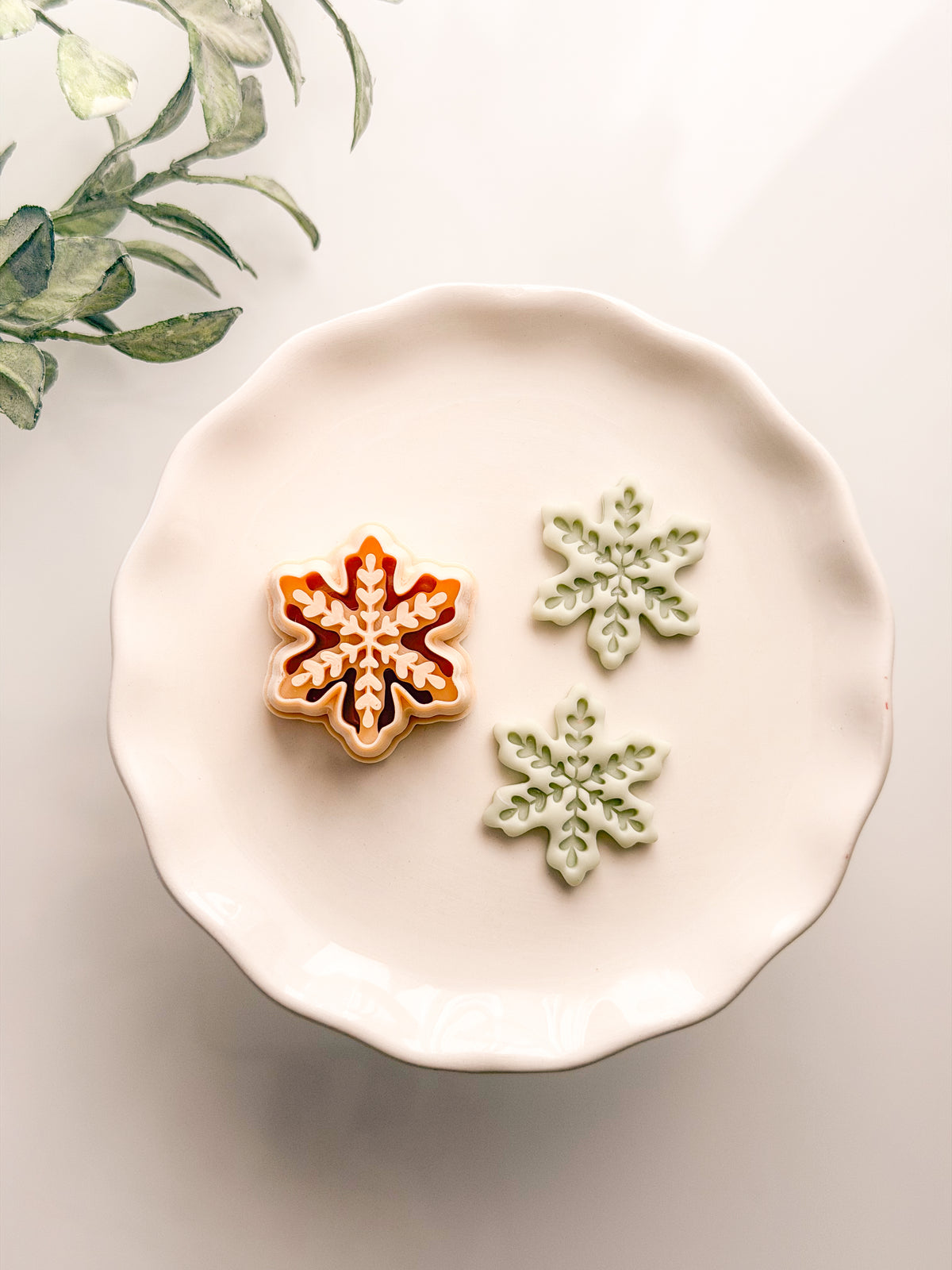 Snowflake Scandinavian Inspired Clay Cutter
