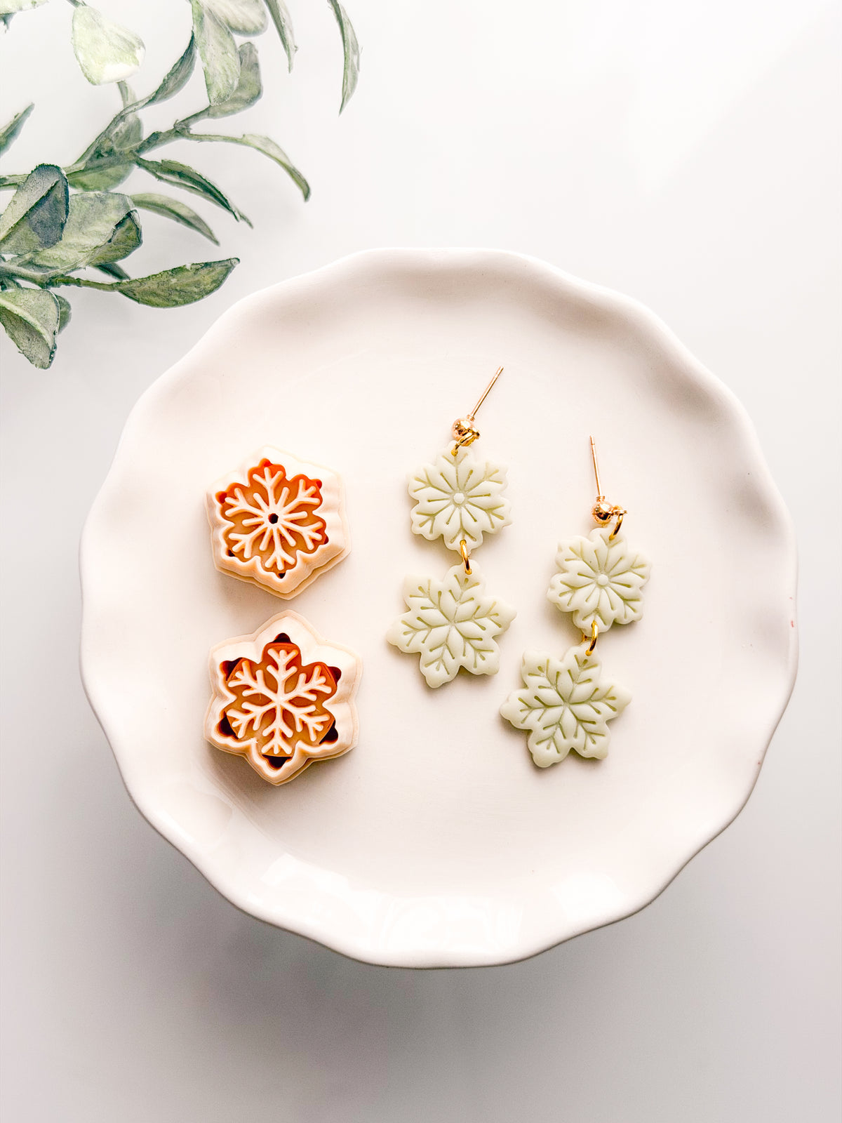 Snowflake Dangle 26 Clay Cutter