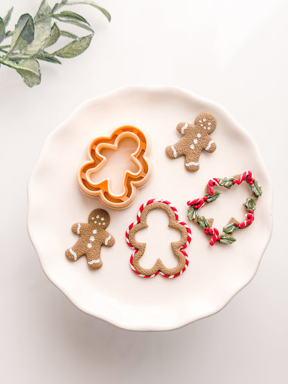 Windowed Gingerbread 2 in 1 Clay Cutter